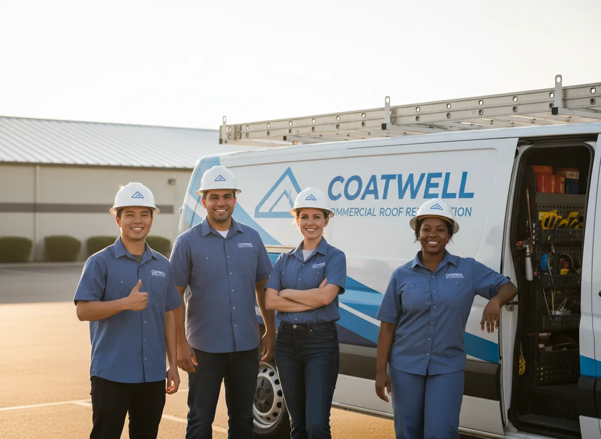 Commercial roof coating company in Jamesville, VA